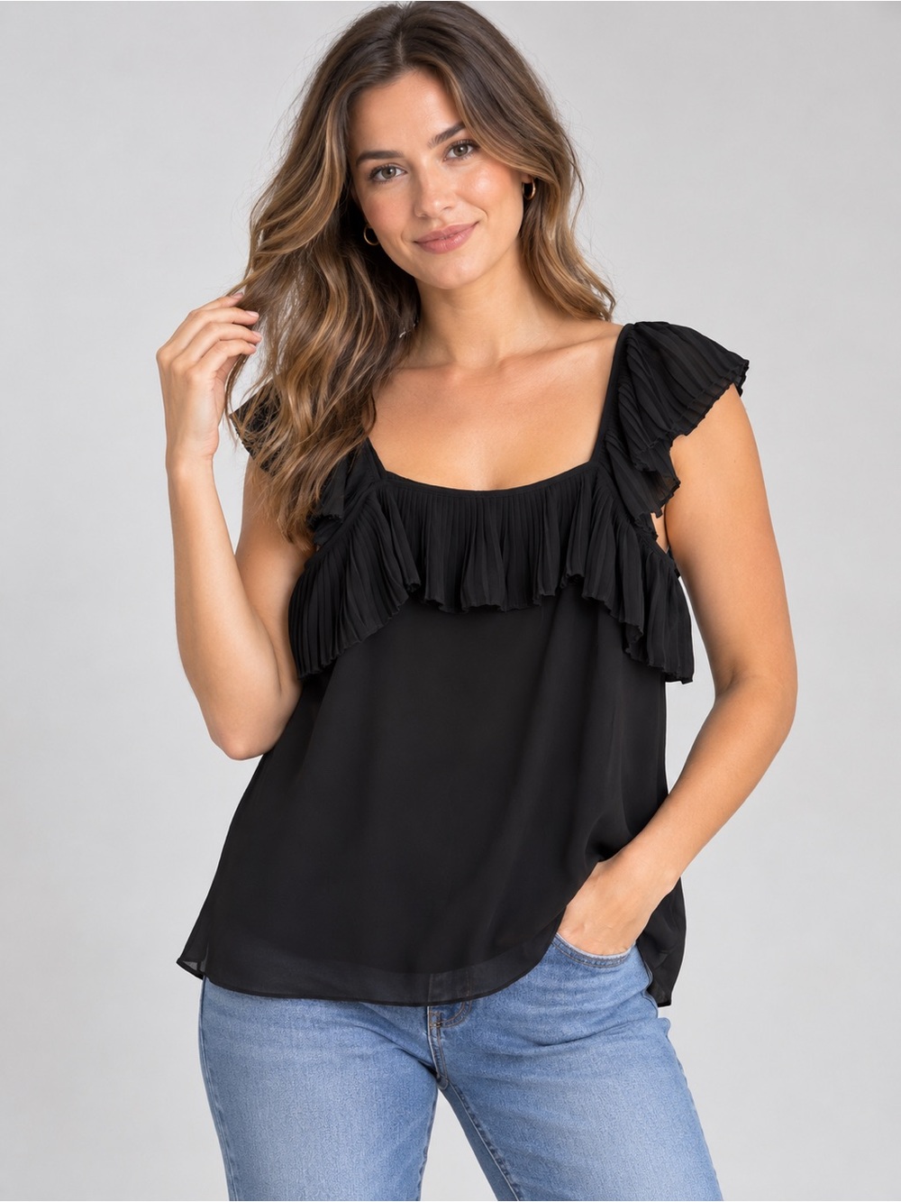 🎉5 for $45🎉 Naked zebra top blouse shirt size L